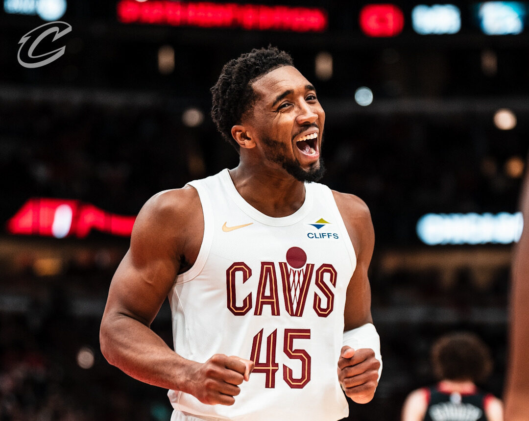 Donovan Mitchell pelo Cleveland Cavaliers na NBA