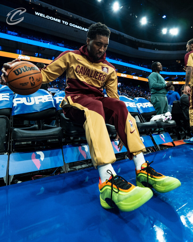 Donovan Mitchell pelo Cleveland Cavaliers da NBA