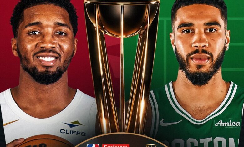 Copa da NBA entre Cleveland Cavaliers e Boston Celtics