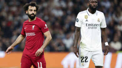 Salah e Rudiger por Liverpool x Real Madrid