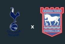 Tottenham x Ipswich Town onde assistir