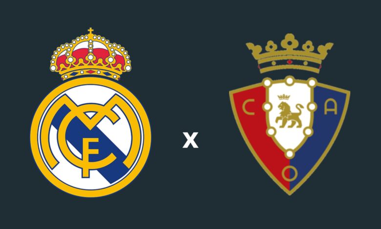 Real Madrid x Osasuna onde assistir