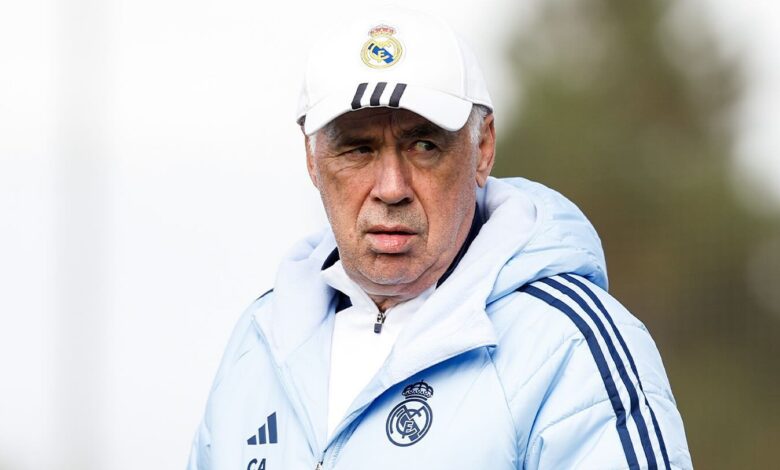 Carlo Ancelotti, treinador do Real Madrid