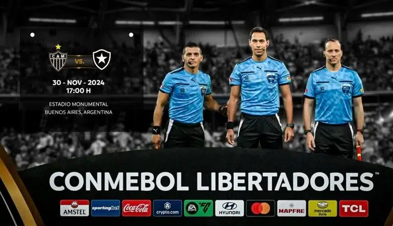 Árbitros final da Libertadores 2024