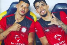 Lucas Paquetá e seu irmão Matheus Paquetá