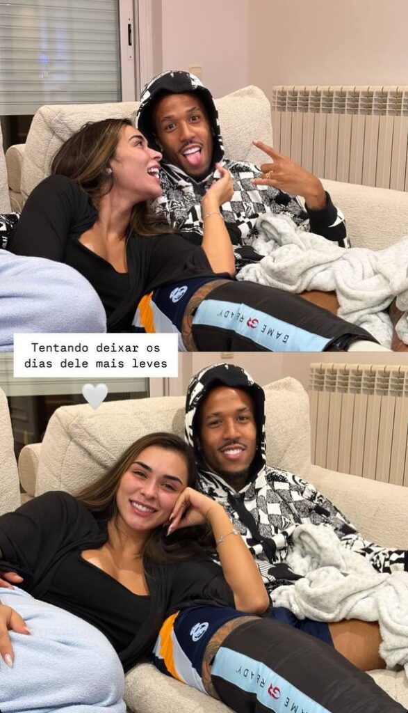 Éder Militão e Tainá Castro