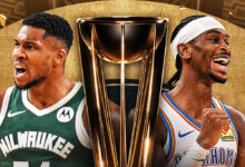 Final da Copa NBA entre Oklahoma City Thunder e Milwaukee Bucks