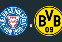 Holstein Kiel x Borussia Dortmund onde assistir