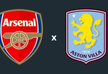 Arsenal x Aston Villa onde assistir