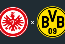 Eintracht Frankfurt x Borussia Dortmund onde assistir