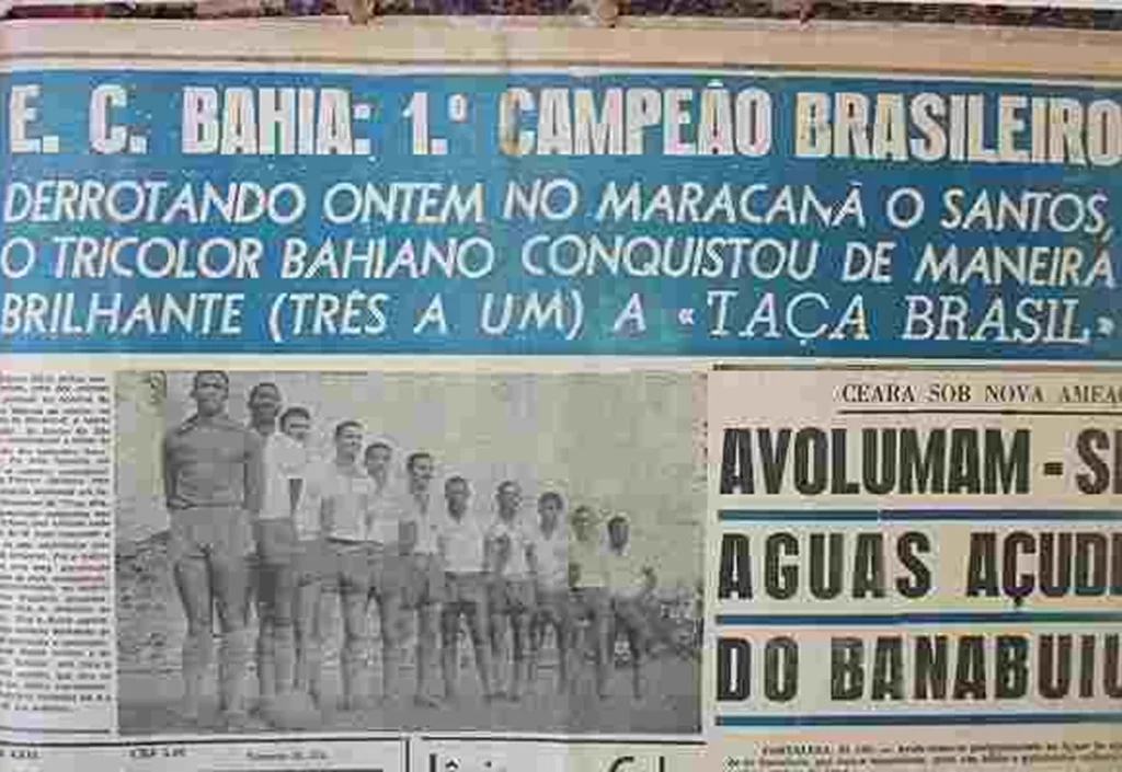 Bahia campeão do Brasileirão de 1959