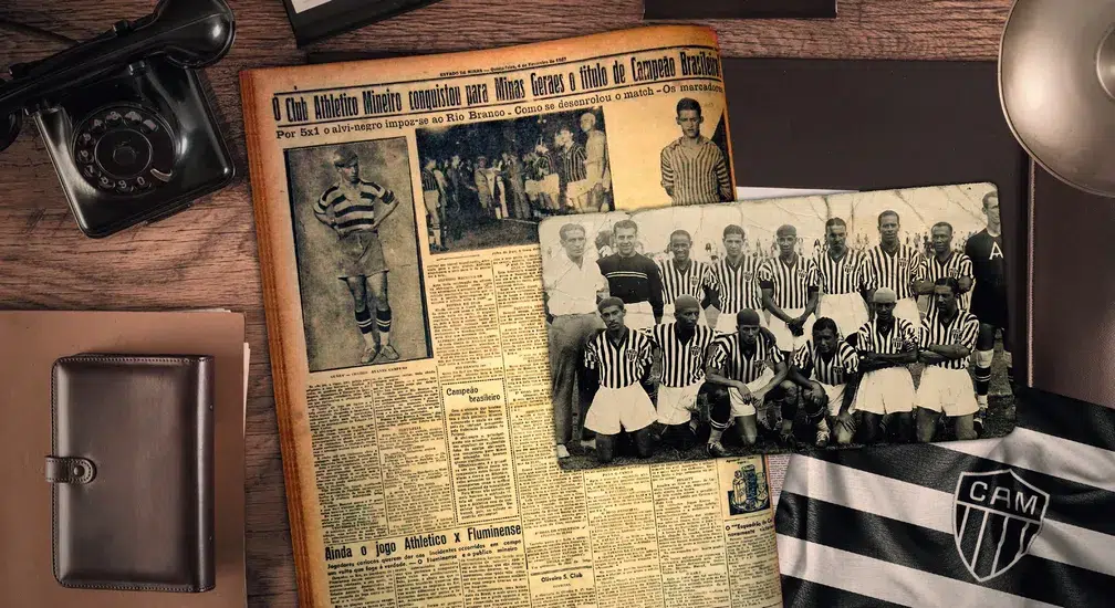 Atlético-MG campeão do Brasileirão de 1937