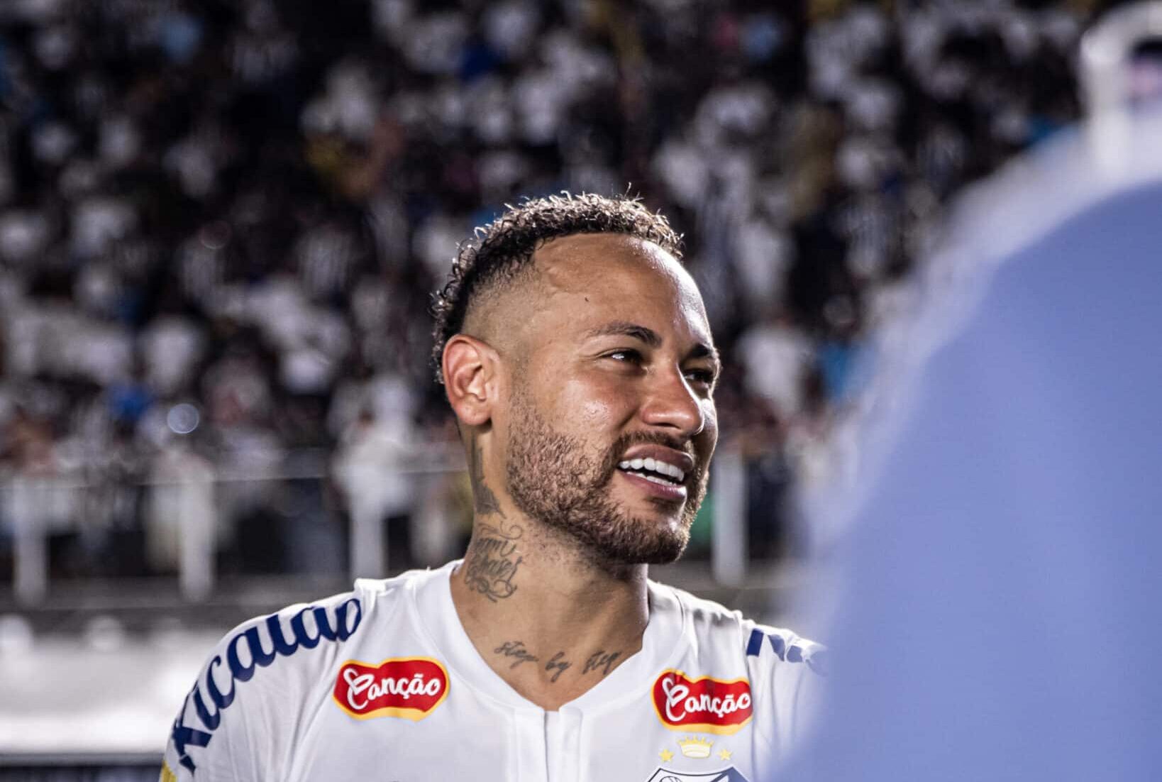 Neymar em ação pelo Santos