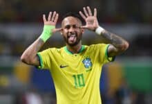 Neymar pela seleção brasileira